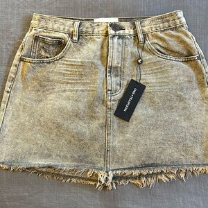 One Teaspoon Rust Miniskirt